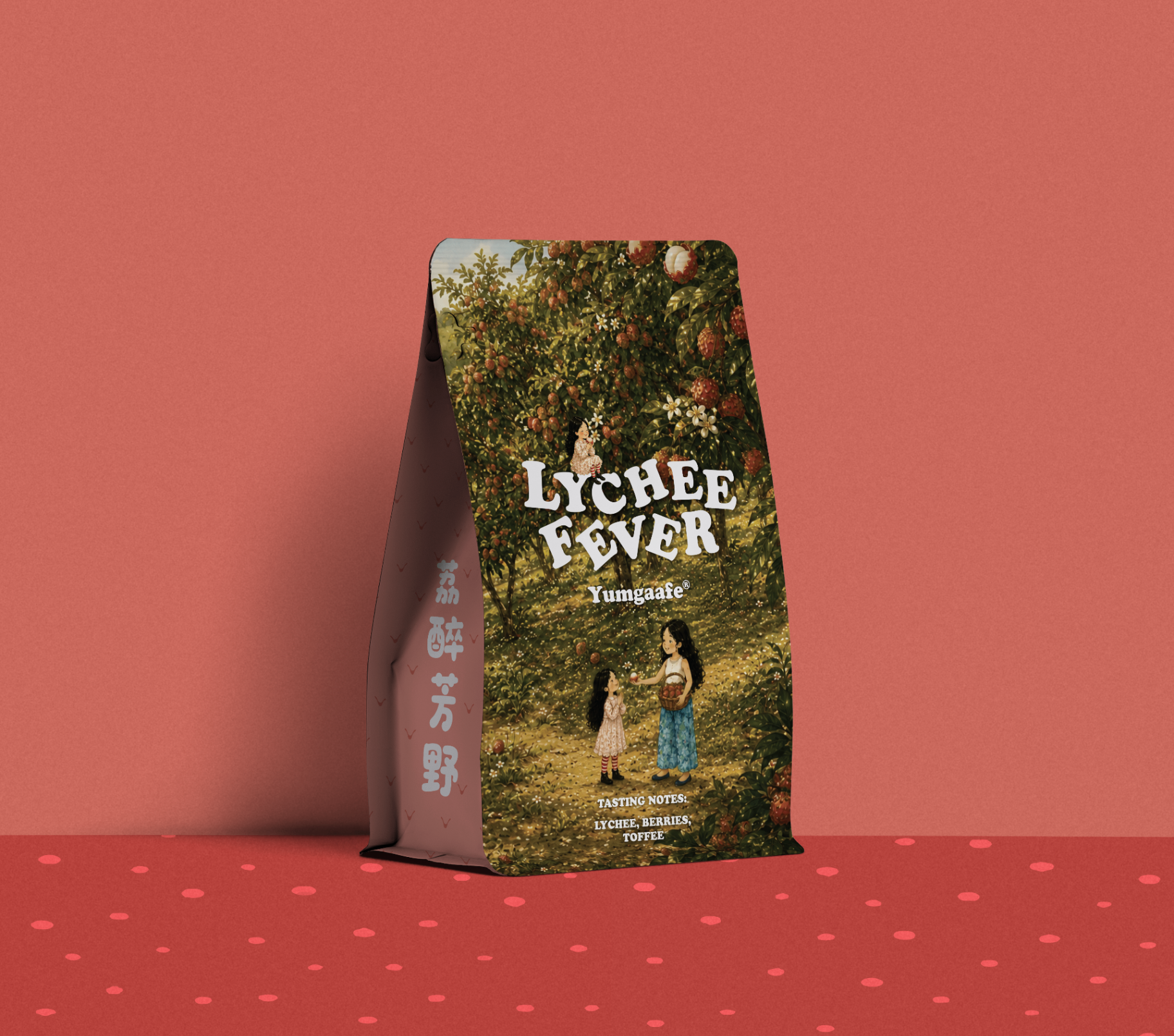 Lychee Fever coffee pouch
