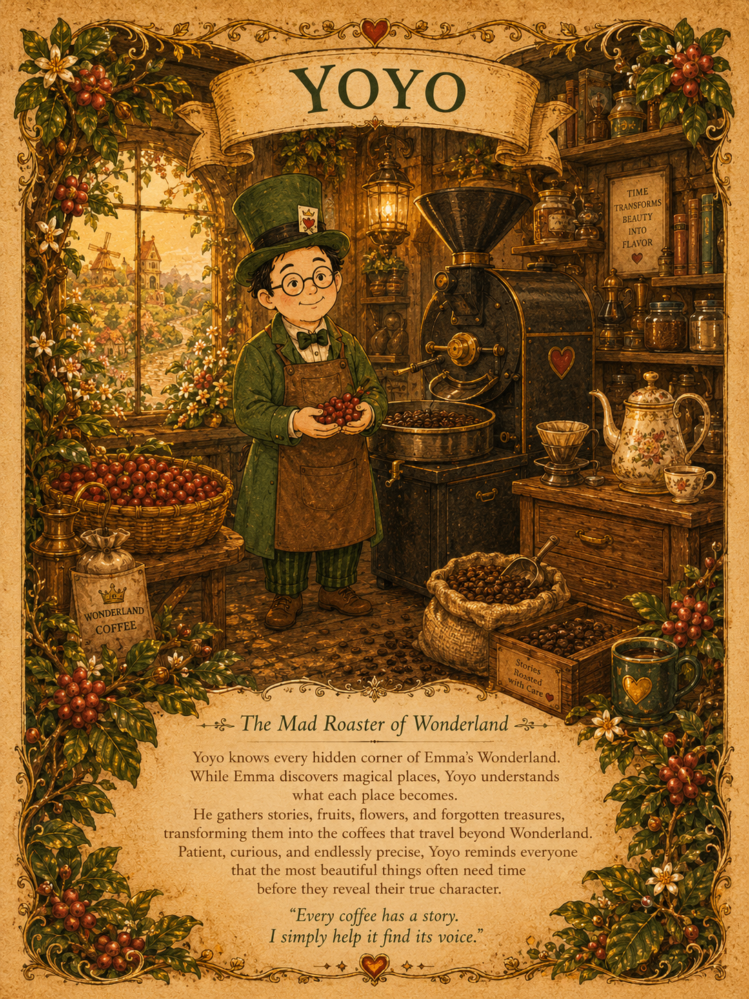 Yoyo storybook character card