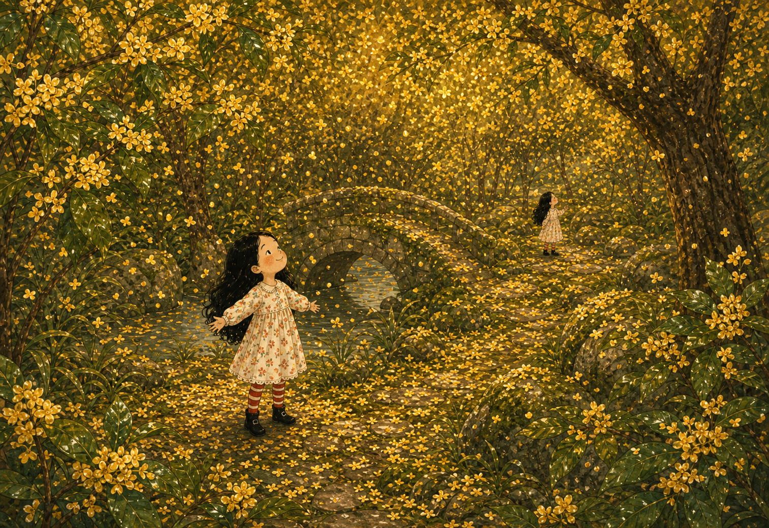 Osmanthus Rain — a quiet vignette