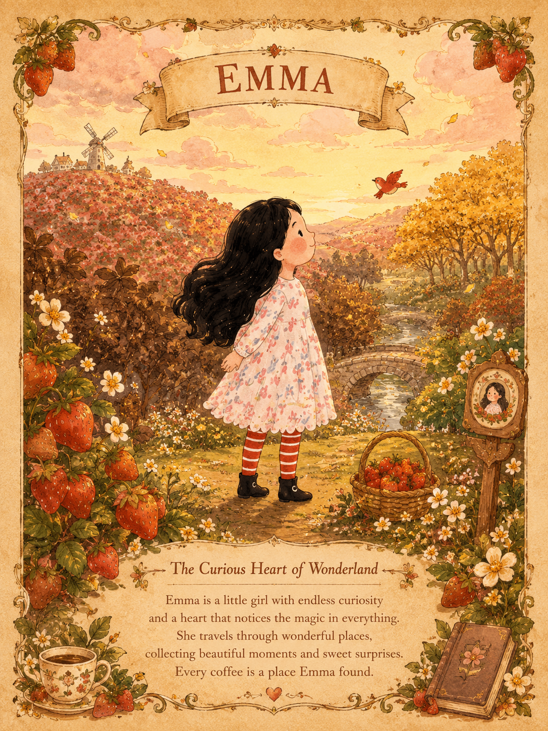 Emma storybook character card