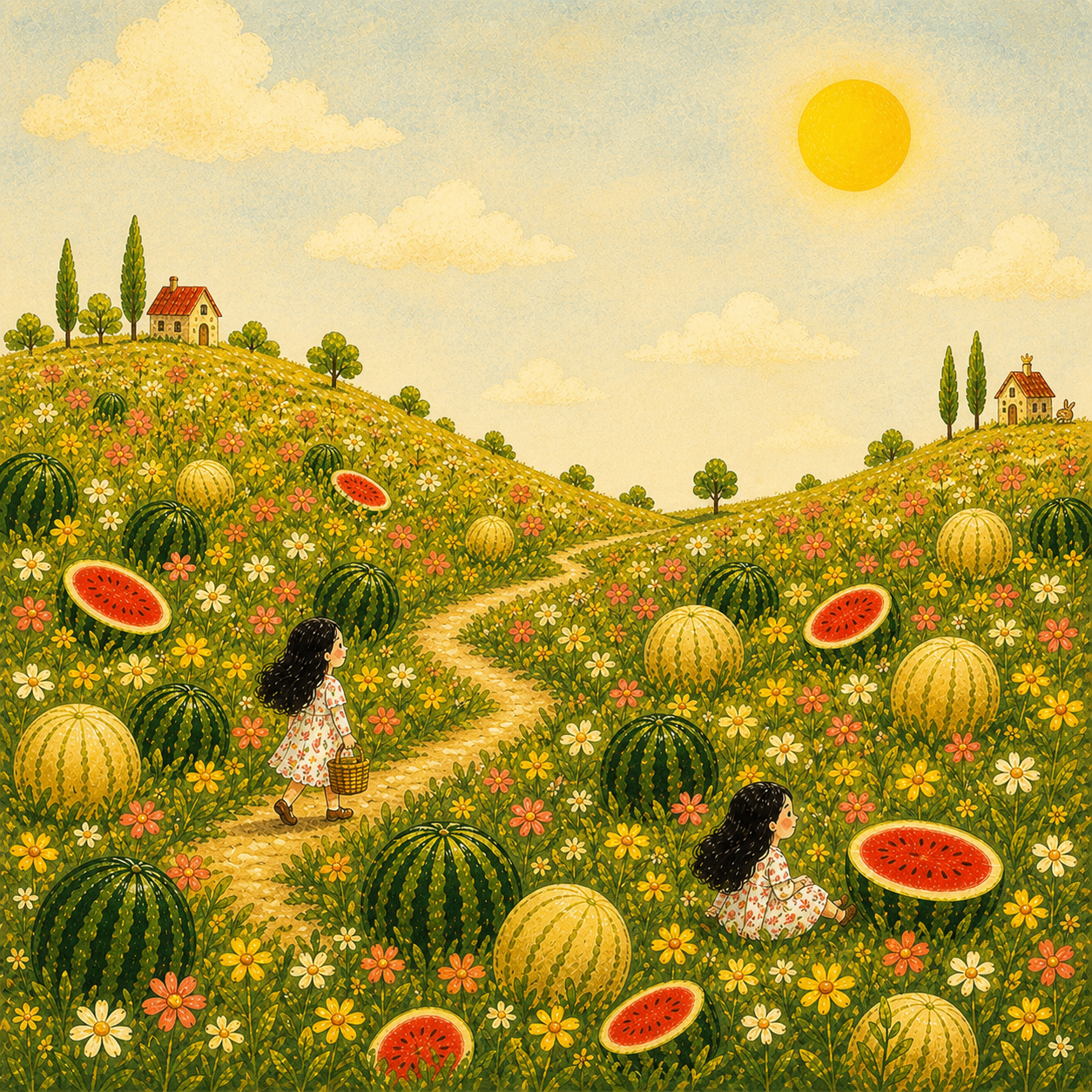 Sunmelon Meadow world card