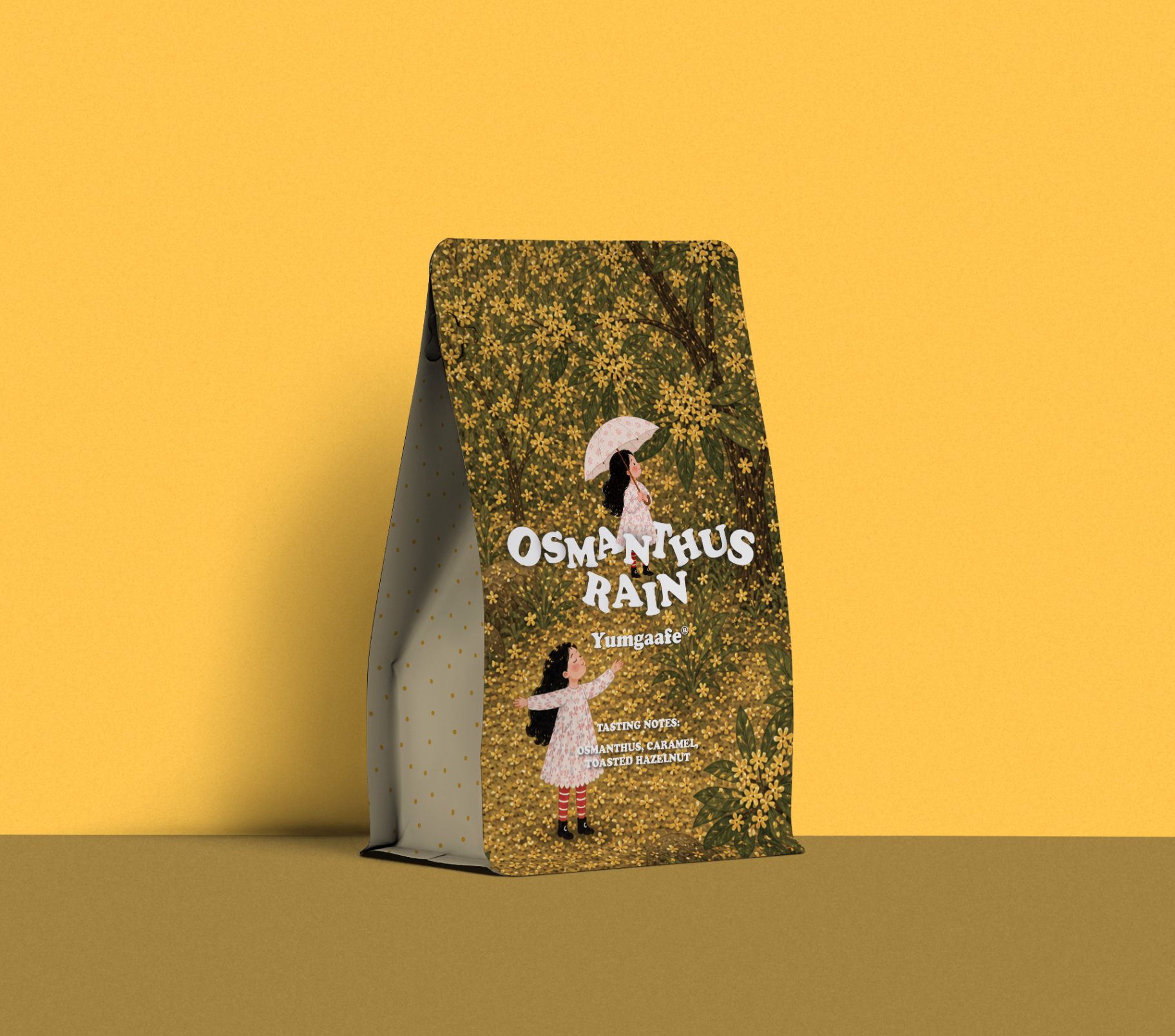 Osmanthus Rain coffee pouch