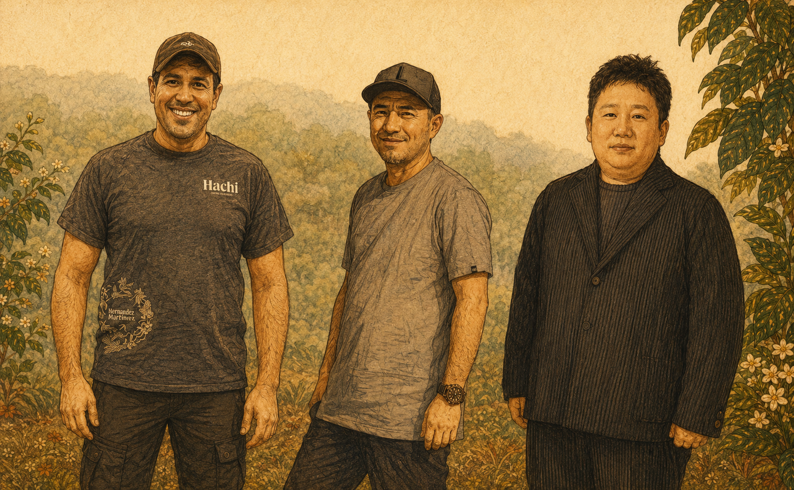 The coffees we grow, the coffees we choose.